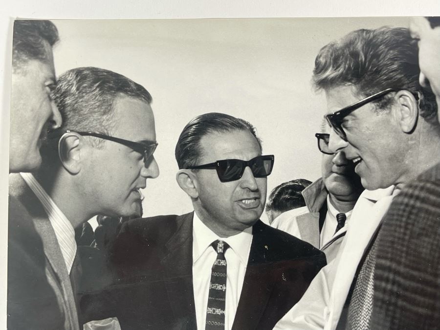 1962 Photo By Giovanni Battista Poletto - Rome, Italy - Co-stars Of Luchino Visconti Film The Leopard (Il Gattopardo) : Burt Lancaster (Photographer G.B. Poletto) 9.5 X 7.25 [Photo 3]