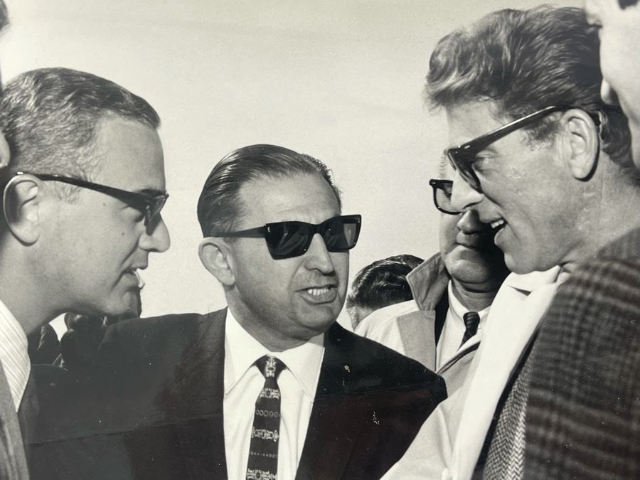 1962 Photo By Giovanni Battista Poletto - Rome, Italy - Co-stars Of Luchino Visconti Film The Leopard (Il Gattopardo) : Burt Lancaster (Photographer G.B. Poletto) 9.5 X 7.25 [Photo 4]