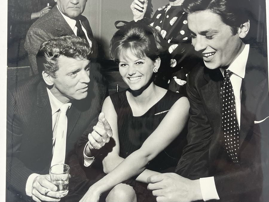 1962 Photo By Giovanni Battista Poletto - Rome, Italy - Co-stars Of Luchino Visconti Film The Leopard (Il Gattopardo) : Burt Lancaster, Claudia Cardinale, Alain Delon, Paolo Stoppa (Photographer G.B. Poletto) 9.5 X 7.25 [Photo 5]