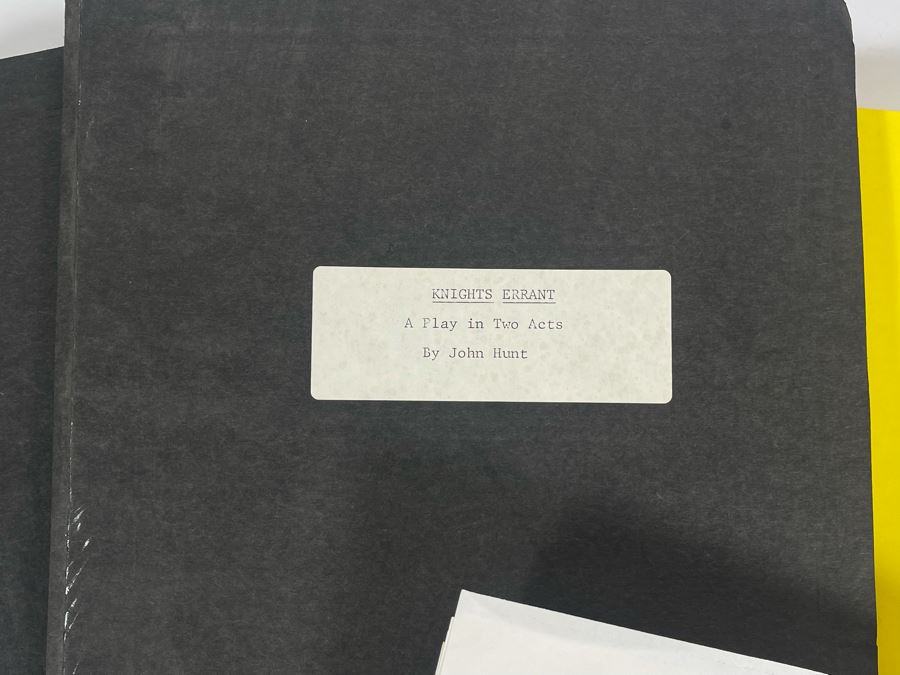 Collection Of Ten Scripts Of Knights Errant: A Play In Two Acts By John Hunt Based On Richard Nixon [Photo 5]