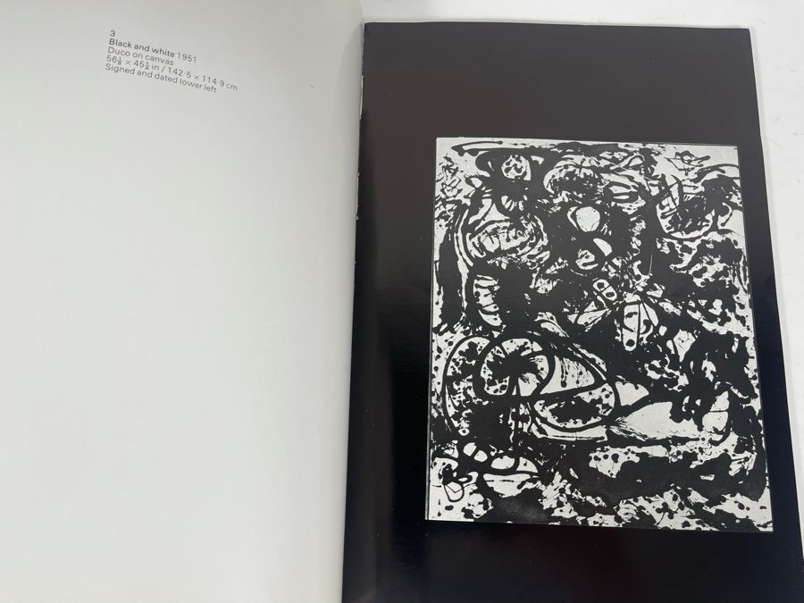 Jackson Pollock: Black And White 1969 Artist Book Marlborough-Gerson Gallery Inc [Photo 10]