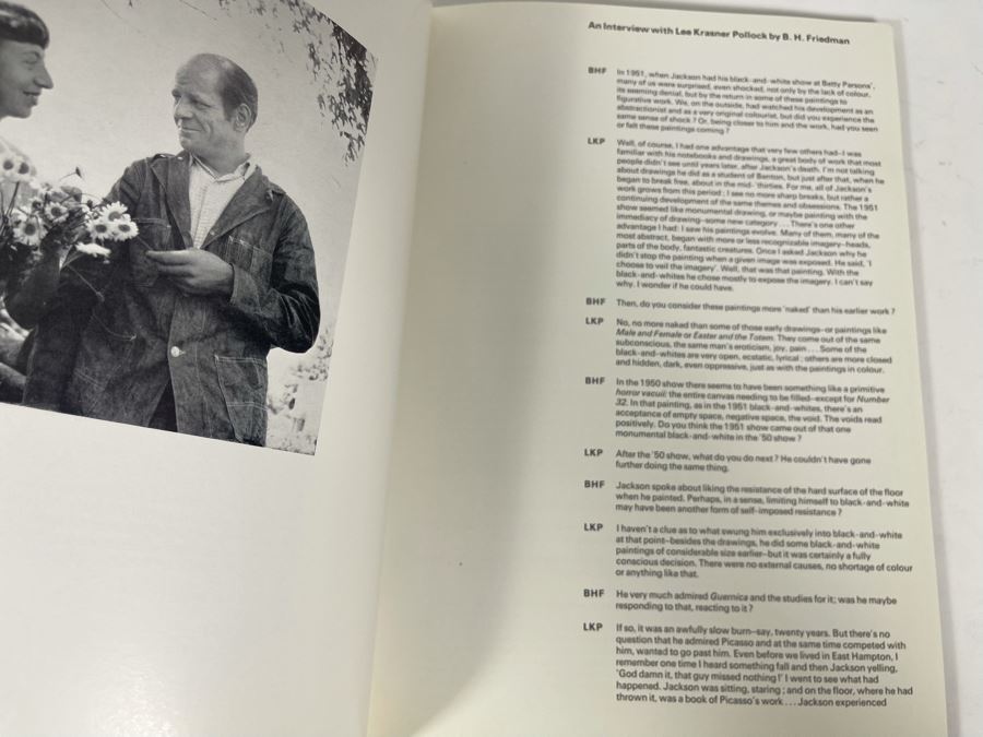 Jackson Pollock: Black And White 1969 Artist Book Marlborough-Gerson Gallery Inc [Photo 5]