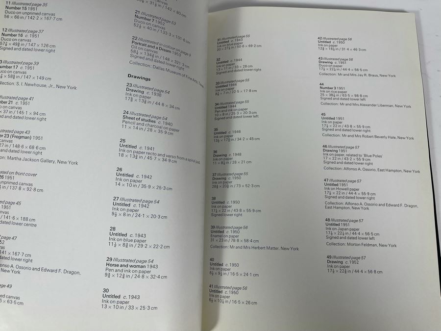 Jackson Pollock: Black And White 1969 Artist Book Marlborough-Gerson Gallery Inc [Photo 7]