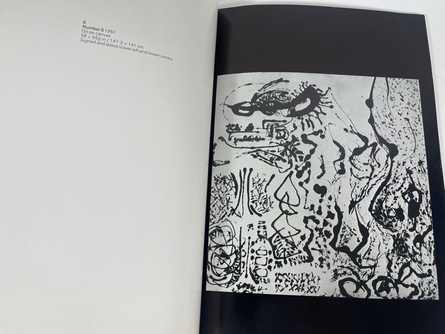 Jackson Pollock: Black And White 1969 Artist Book Marlborough-Gerson Gallery Inc [Photo 12]