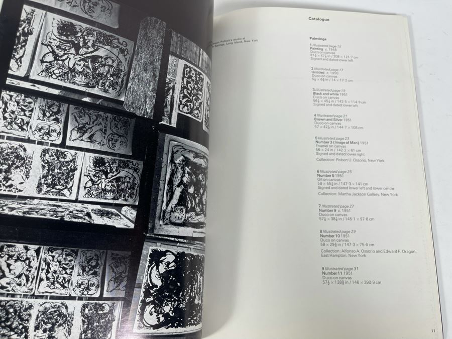 Jackson Pollock: Black And White 1969 Artist Book Marlborough-Gerson Gallery Inc [Photo 6]