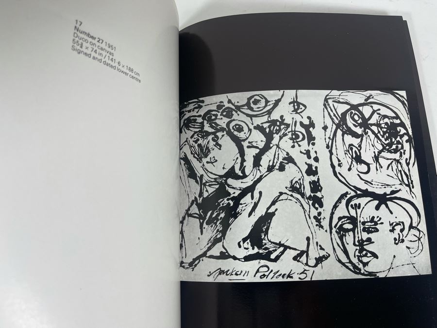 Jackson Pollock: Black And White 1969 Artist Book Marlborough-Gerson Gallery Inc [Photo 13]