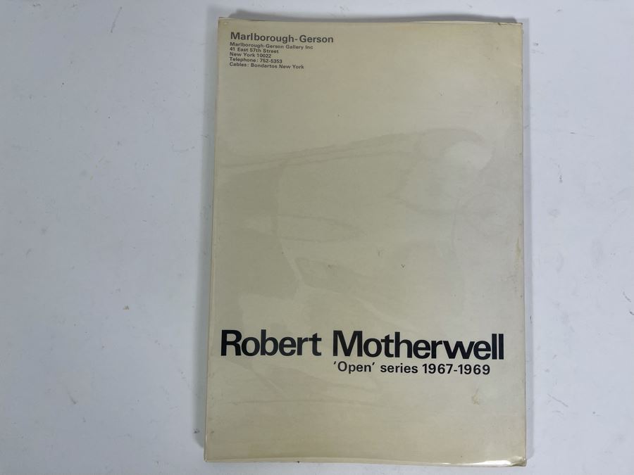 Robert Motherwell 'Open' Series 1967-1969 Arist Book Marlborough New York [Photo 10]
