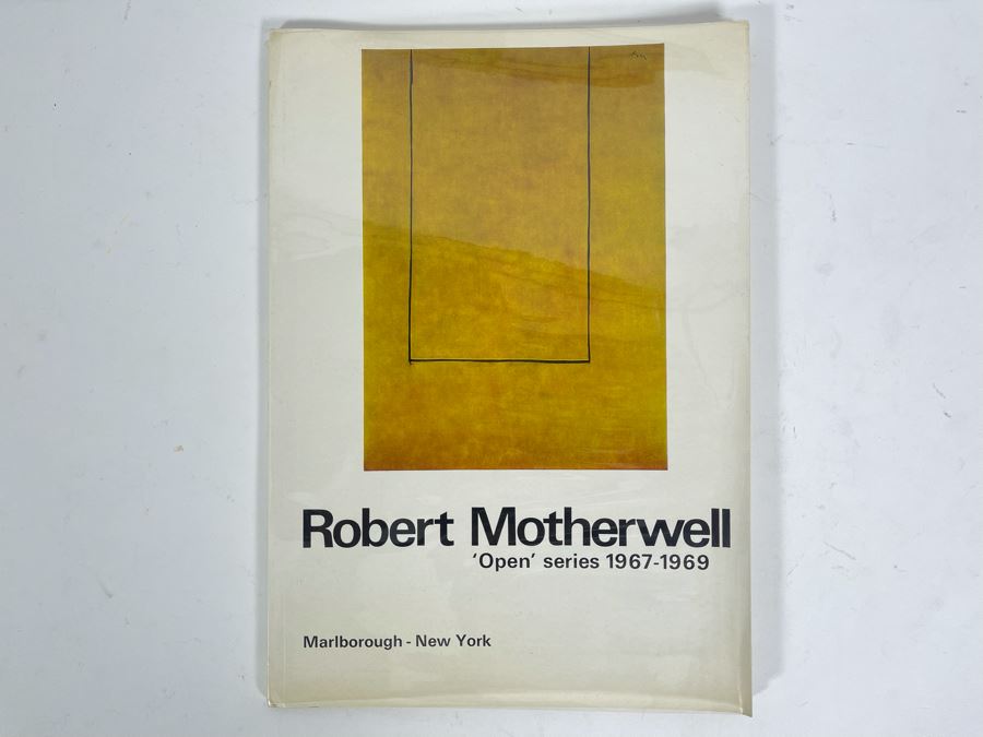 Robert Motherwell 'Open' Series 1967-1969 Arist Book Marlborough New York [Photo 1]