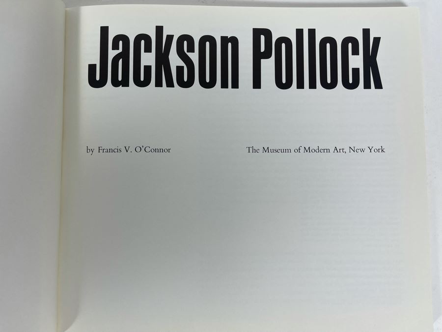 Jackson Pollock Art Book By Francis V. O'Connor The Museum Of Modern Art, New York 1967 [Photo 3]