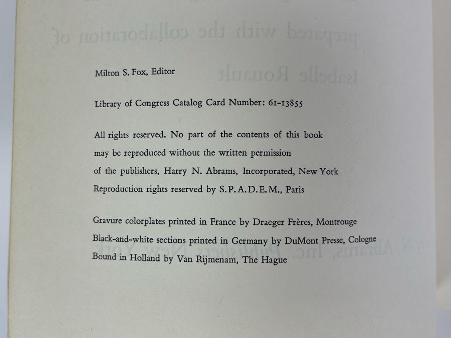 Georges Rouault Art Book By Pierre Courthion [Photo 5]