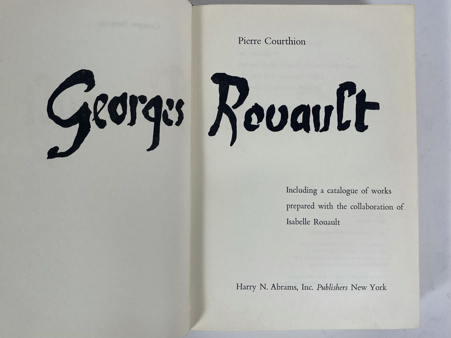 Georges Rouault Art Book By Pierre Courthion [Photo 3]