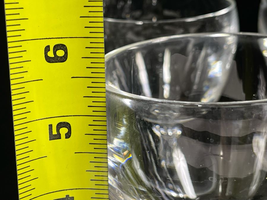 Eight Steuben Glass Water Goblets Stemware 5.25H 6268 Retails $879 [Photo 11]