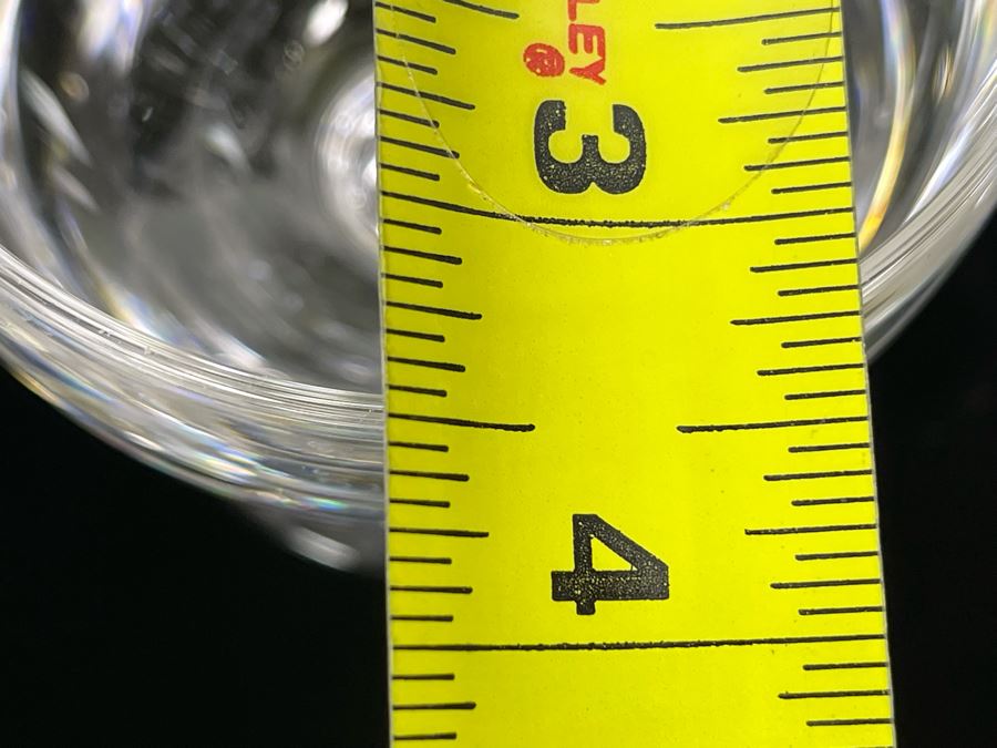 Eight Steuben Glass Water Goblets Stemware 5.25H 6268 Retails $879 [Photo 12]