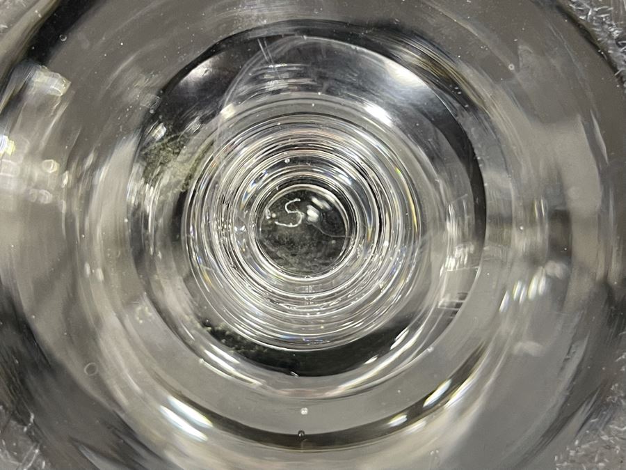 Eight Steuben Glass Water Goblets Stemware 5.25H 6268 Retails $879 [Photo 11]