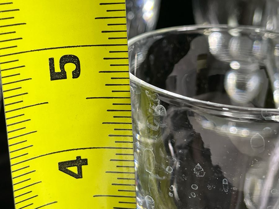 Ten Steuben Glass Claret Wine Glasses Stemware 4 5/8 6268 Retails $849 [Photo 8]