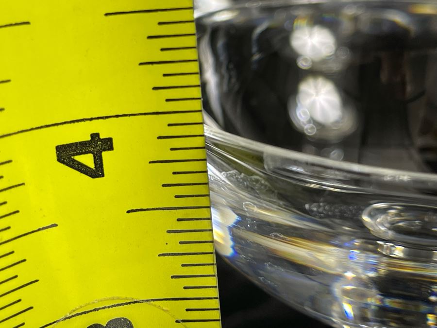 Six Steuben Glass Champagne / Tall Sherbert Glasses Stemware 3 3/4 6268 [Photo 12]