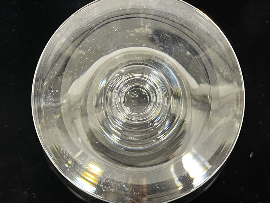 Six Steuben Glass Champagne / Tall Sherbert Glasses Stemware 3 3/4 6268 [Photo 11]