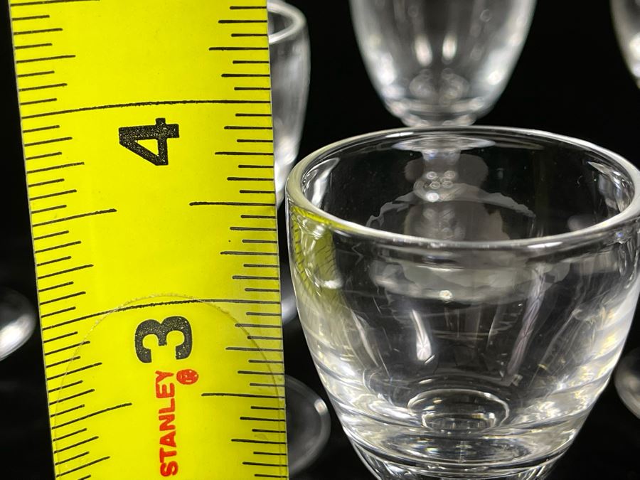 Ten Steuben Glass Cordial Glasses Stemware 3 1/2 6268 [Photo 11]