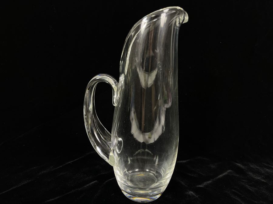 Steuben Glass Water Pitcher 10H [Photo 5]