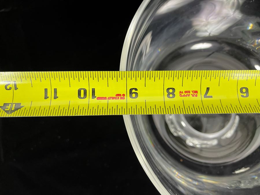 Large Steuben Glass Centerpiece Footed Bowl 9W X 7 1/4H [Photo 12]