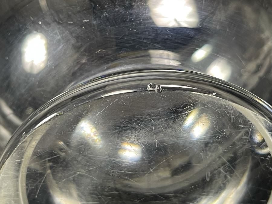 Steuben Glass Footed Pitcher 8 3/4H (Slight Chip On Base - See Photos) [Photo 11]