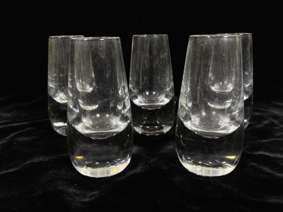 Set Of Five Vintage Shot Glasses 3H [Photo 2]