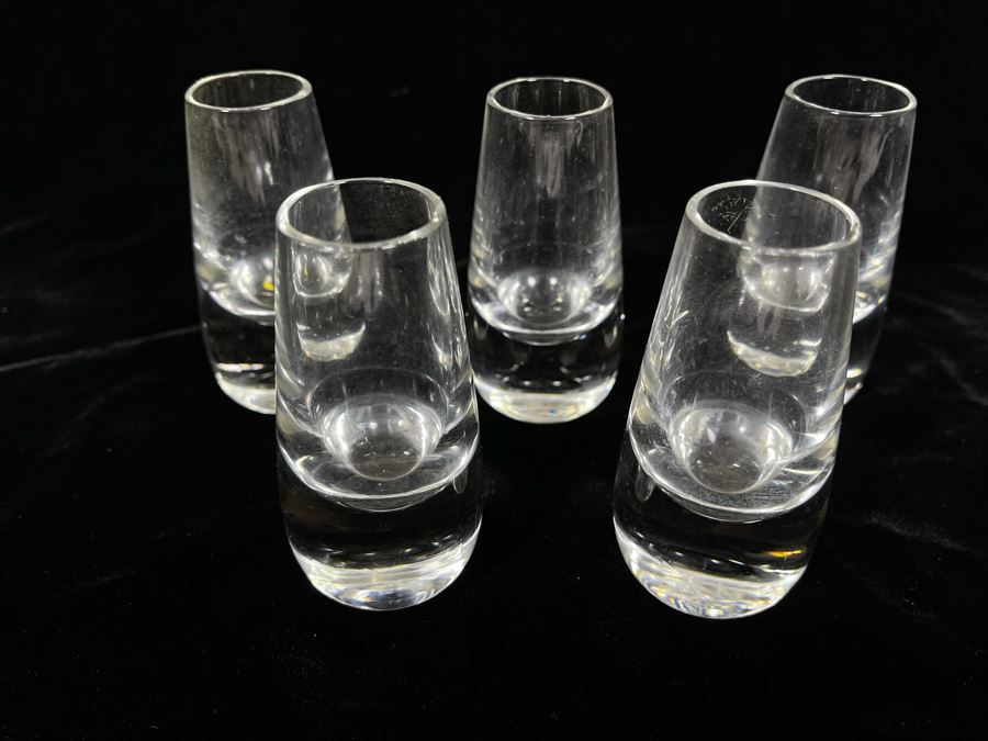 Set Of Five Vintage Shot Glasses 3H [Photo 4]