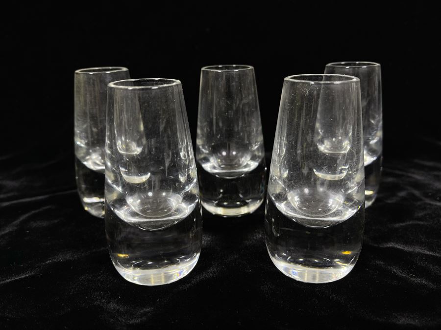 Set Of Five Vintage Shot Glasses 3H [Photo 1]