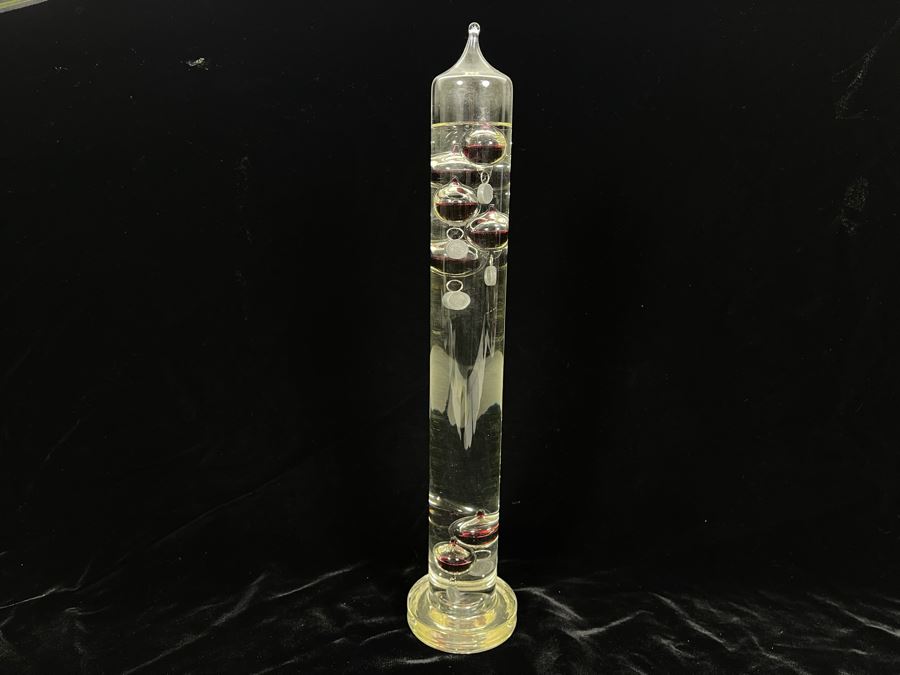 Glass Galileo Thermometer 16.5H [Photo 3]