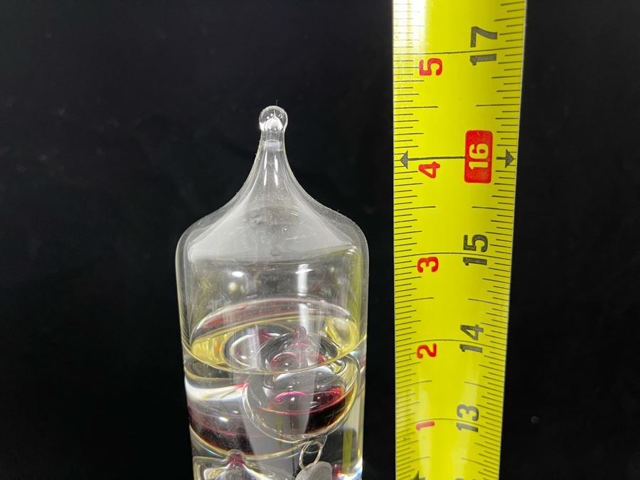 Glass Galileo Thermometer 16.5H [Photo 6]