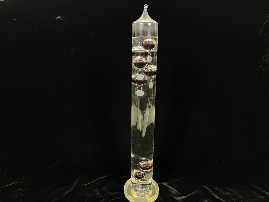 Glass Galileo Thermometer 16.5H [Photo 2]