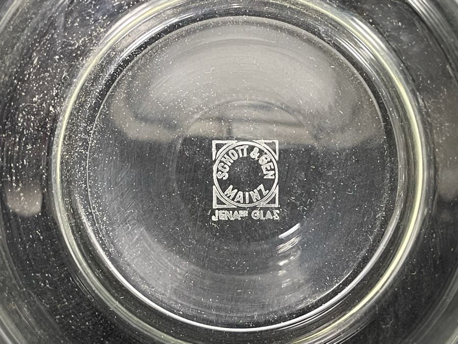 Set Of For Schott & Gen Mainz Jena Glas Glass Handle Cups 3 3/4H [Photo 4]