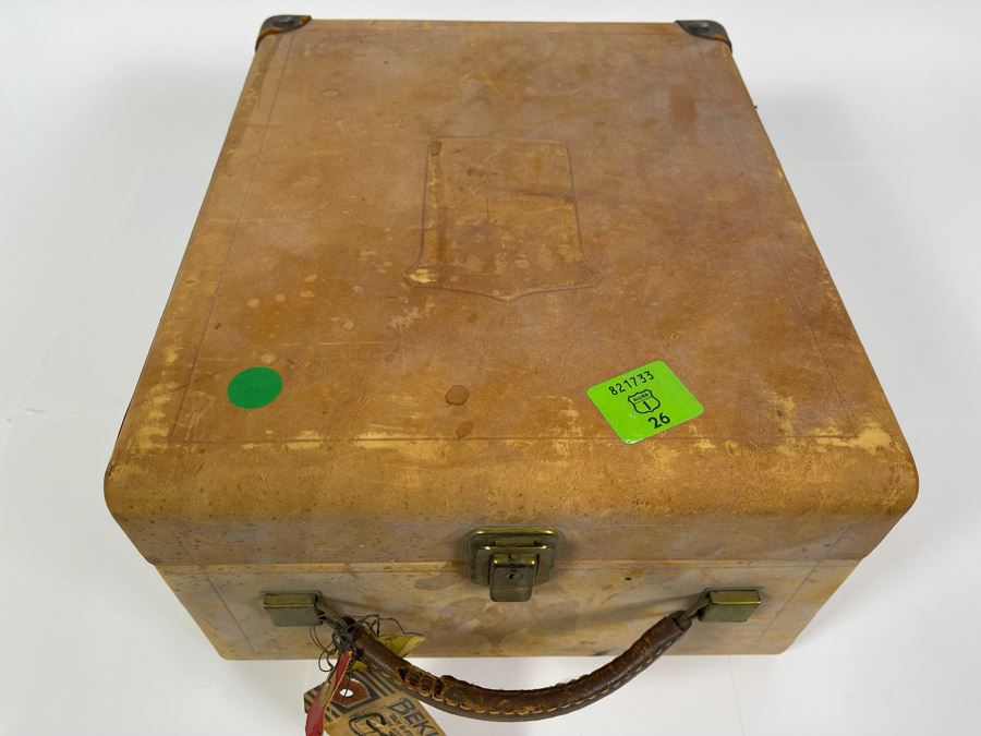 JUST ADDED - Vintage Camera Film Case 11W X 13D X 7H Filled With Old Motion Picture Mystery Film (Some Of The Film Is Damaged) [Photo 4]