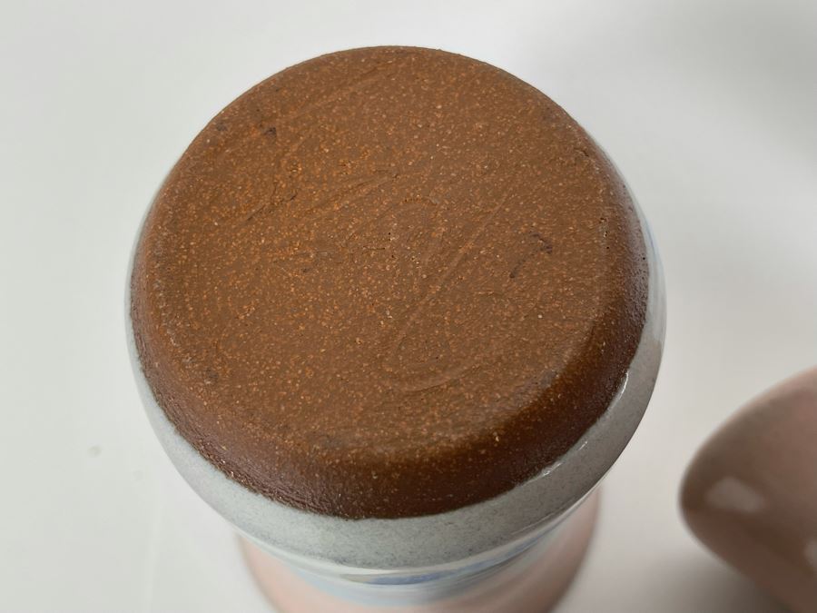 JUST ADDED - Signed Art Potter With Pitcher 13H And Four Cups 4H [Photo 8]