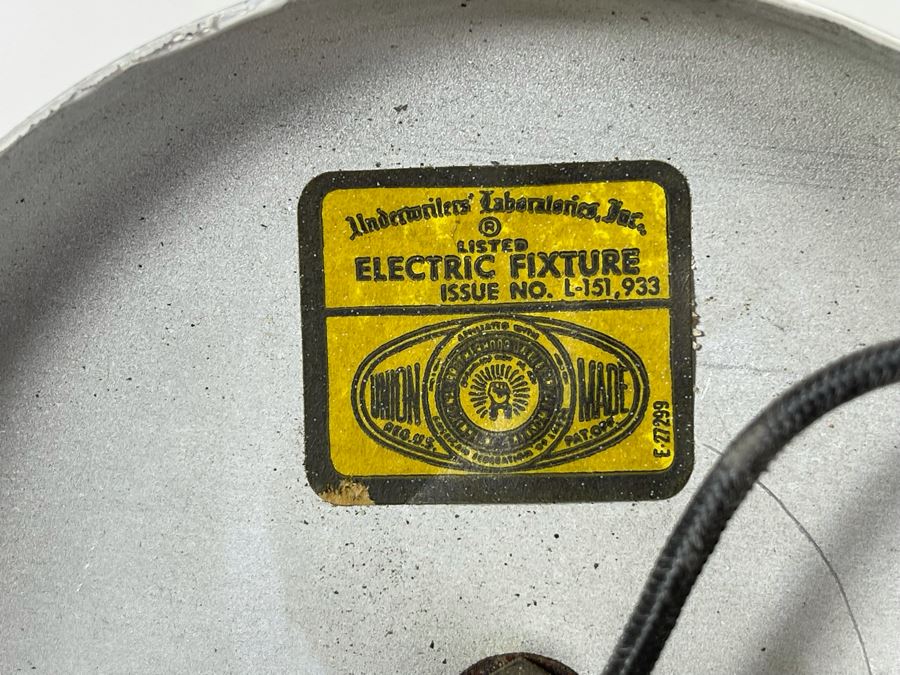 JUST ADDED - Set Of Three Mid-Century Modern White Glass Globe Pendant Light Fixtures 7.5R & 9R [Photo 8]