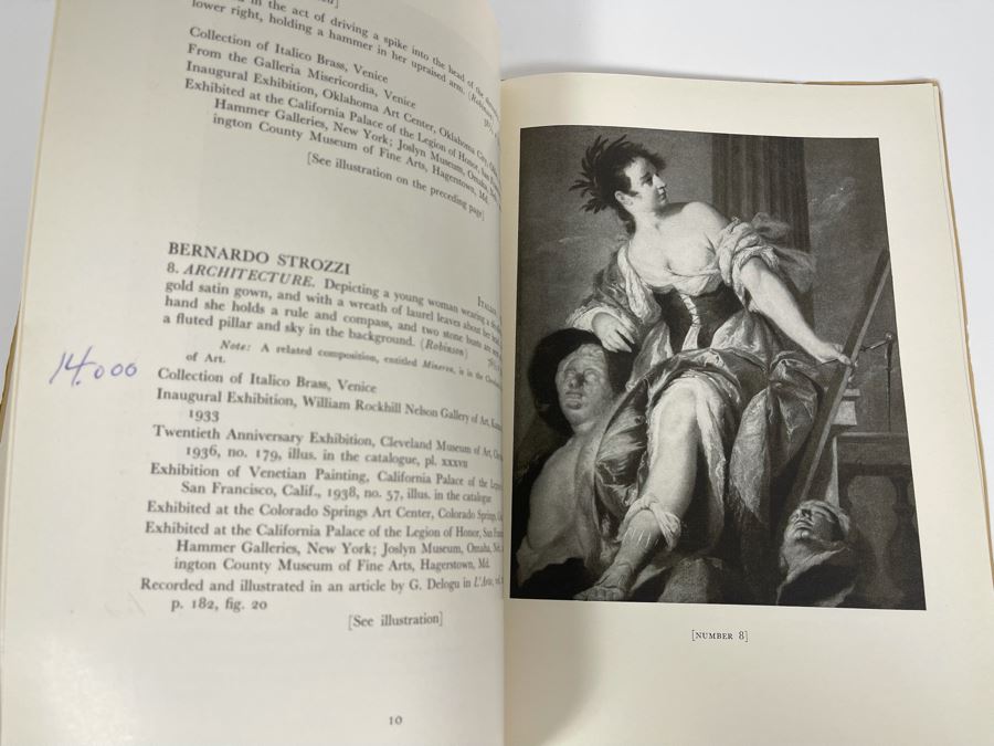 JUST ADDED - Vintage 1960 Parke-Bernet Galleries Auction Catalog Featuring Artwork From Lillian S. Timken (Of Timken Museum Of Art Balboa Park) Items Priced 980 Madison Avenue New York [Photo 9]