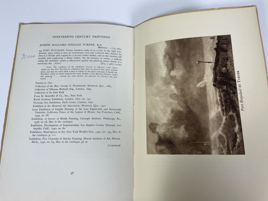 JUST ADDED - Vintage 1960 Parke-Bernet Galleries Auction Catalog Featuring Artwork From Lillian S. Timken (Of Timken Museum Of Art Balboa Park) Items Priced 980 Madison Avenue New York [Photo 10]
