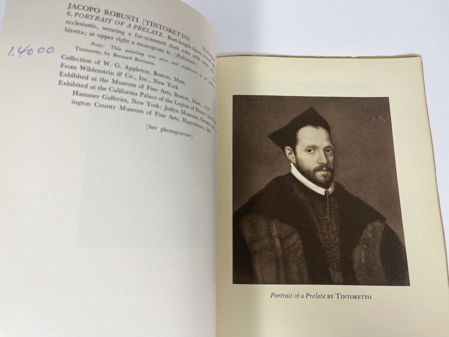 JUST ADDED - Vintage 1960 Parke-Bernet Galleries Auction Catalog Featuring Artwork From Lillian S. Timken (Of Timken Museum Of Art Balboa Park) Items Priced 980 Madison Avenue New York [Photo 8]