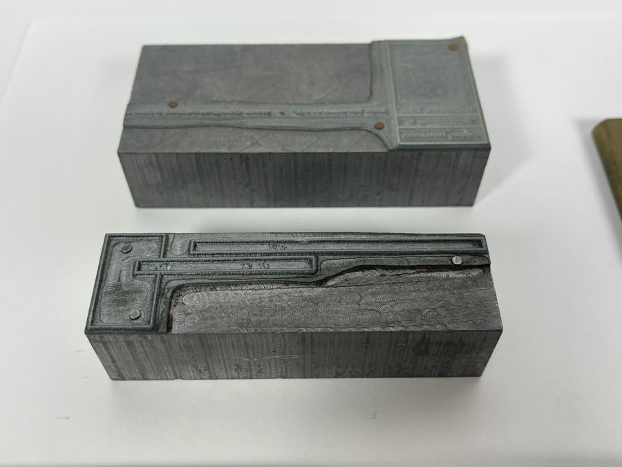 JUST ADDED - Collection Of Six Metal Bar Stock Stamps Punches [Photo 4]