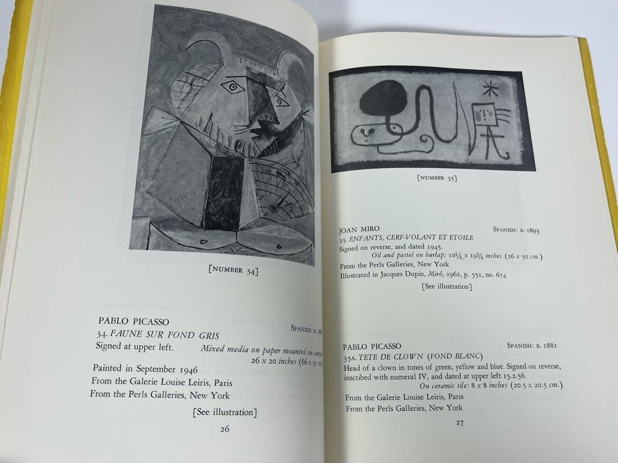 JUST ADDED - Vintage 1965 Parke-Bernet Galleries Auction Catalog Featuring Client's Consignment Paperwork Contract Of An Alexander Calder Black, Red And White Kinetic Mobile That She Sold In Auction [Photo 11]