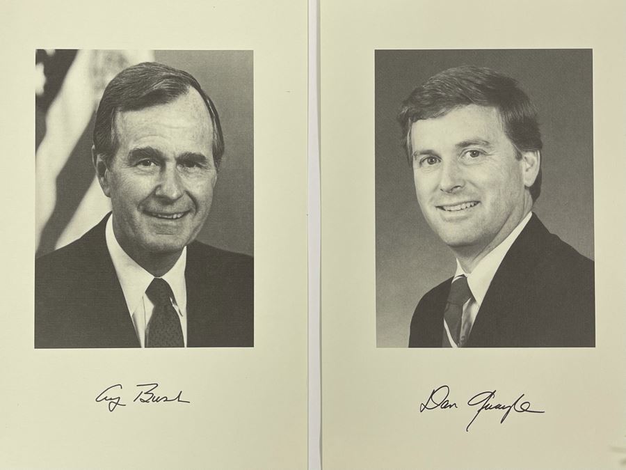 JUST ADDED - Personal Invitation For Attending The Inauguration Of The President Of The United States Jan 12, 1989 George Bush And Dan Quayle [Photo 8]