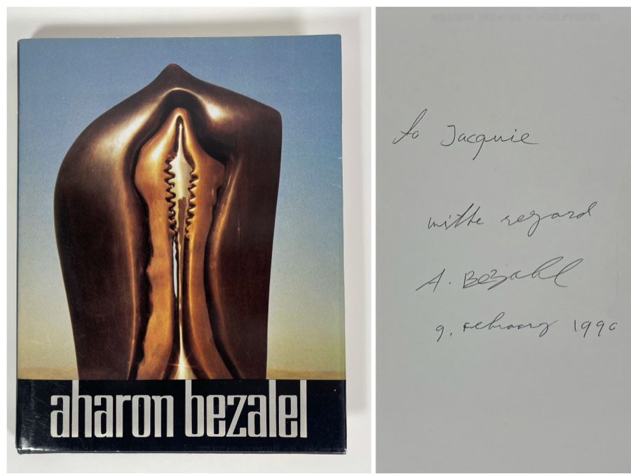 JUST ADDED - Signed Art Sculptures Book By Aharon Bezalel By Koren Publishers Jerusalem Ltd