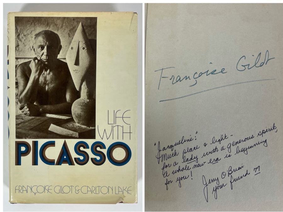 JUST ADDED - RARE Signed Book: Life With Picasso 1964 Book Signed By Francoise Gilot