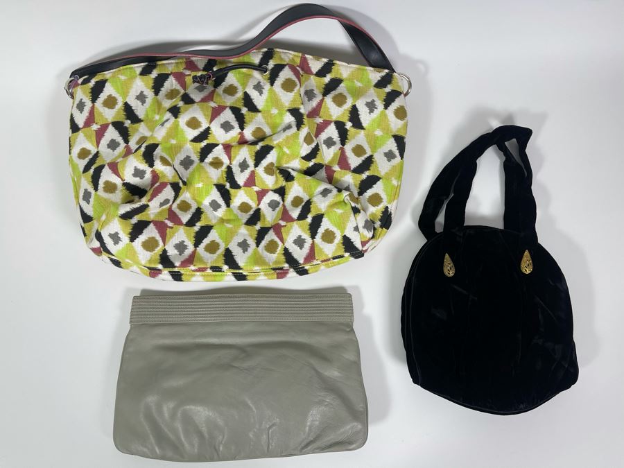 JUST ADDED - Three Handbags Holzman, Saks Fifth Avenue Italy Leather, Stephanie Johnson  [Photo 2]