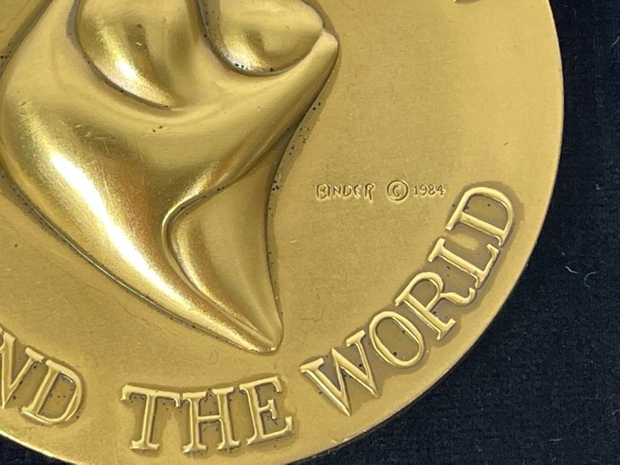 JUST ADDED - 1984 Erwin Binder Medal Medallion Helping Children Around The World Variety International Lifeline [Photo 6]