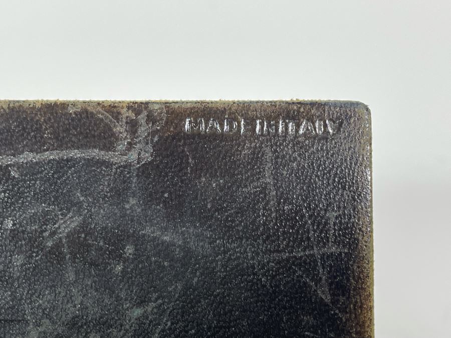 JUST ADDED - Vintage Italian Box With Inlaid Stones 5W X 4D X 1.75H [Photo 7]