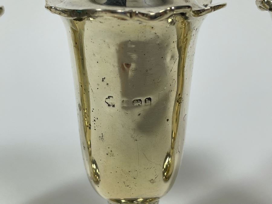 JUST ADDED - Three Sterling Silver English Shakers 141.5g [Photo 4]