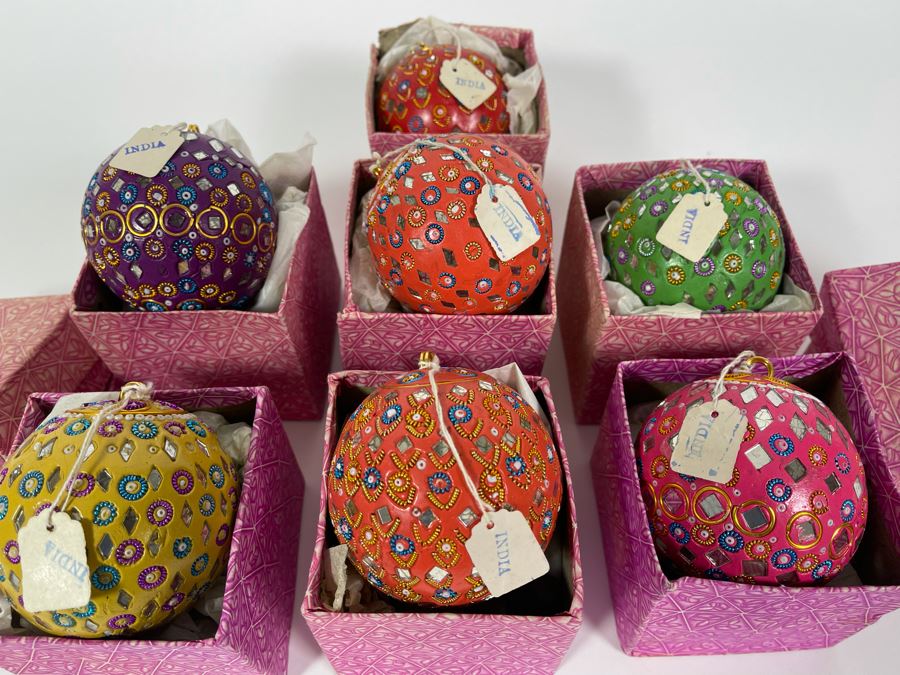 JUST ADDED - Collection Of New Old Stock Christmas Ornaments From IndiaCollection Of New Old Stock Christmas Ornaments From India [Photo 1]