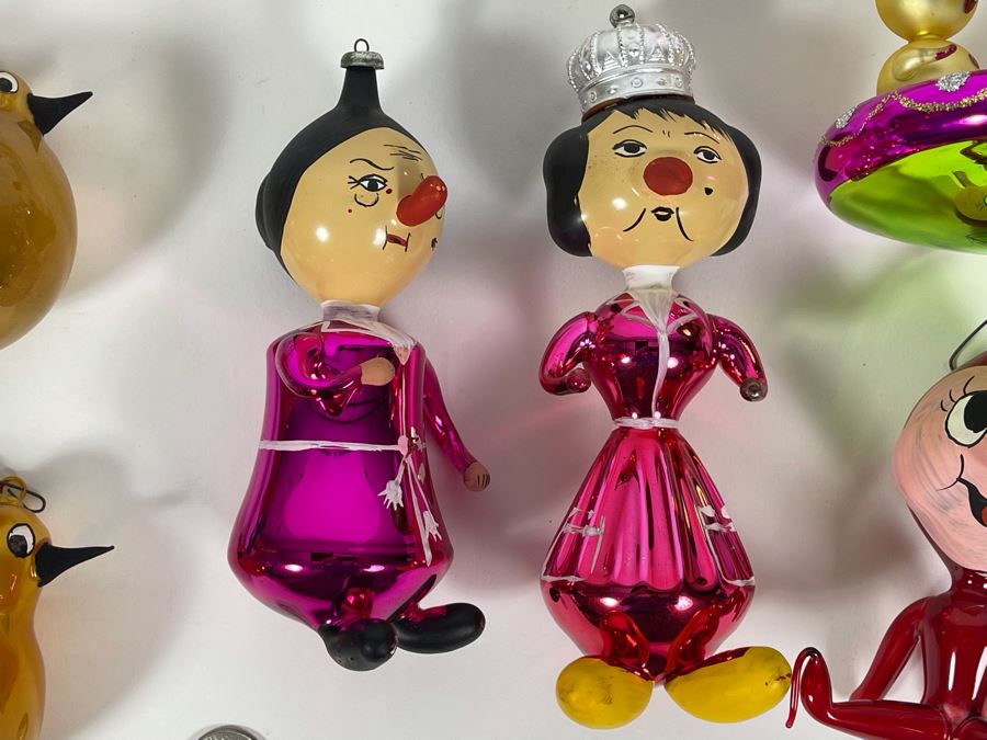 JUST ADDED - Collection Of Hand Blown Glass Christmas Ornaments [Photo 8]