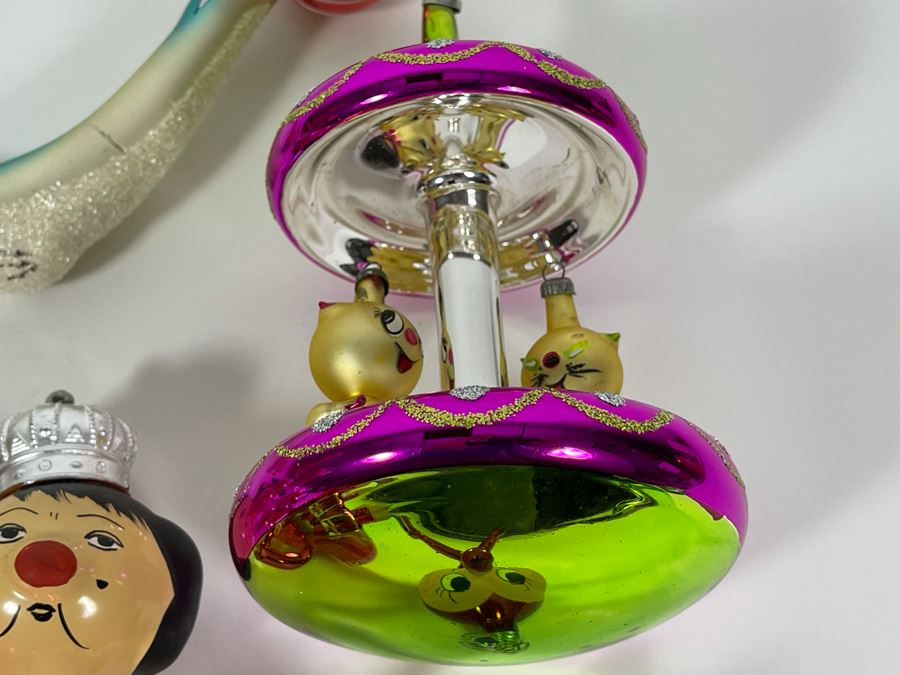 JUST ADDED - Collection Of Hand Blown Glass Christmas Ornaments [Photo 7]